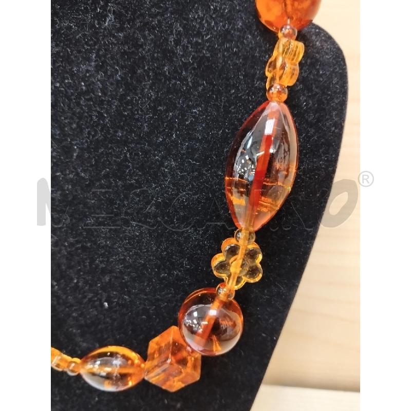 COLLANA ANTICA MURRINA GIALLA | Mercatino dell'Usato Roma portonaccio 3