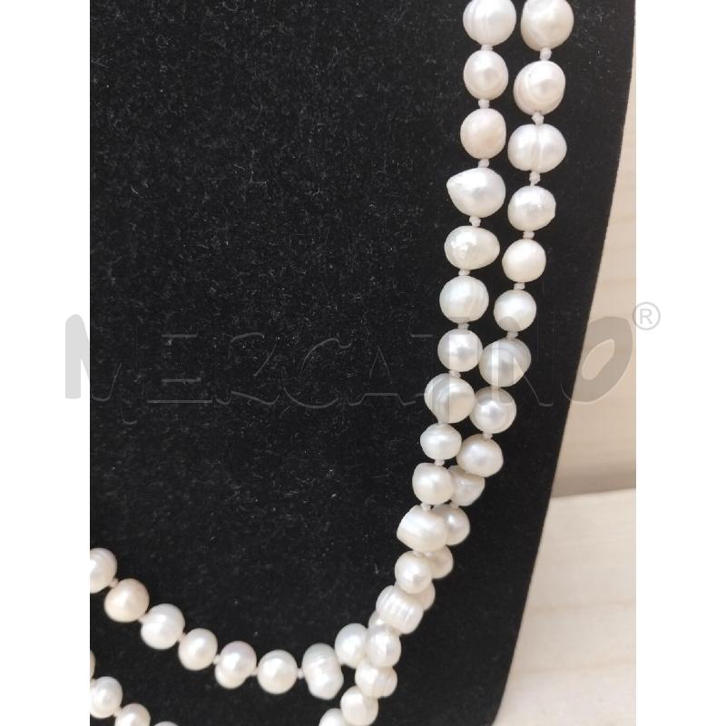COLLANA C PERLE ACQUA DOLCE | Mercatino dell'Usato Roma portonaccio 2