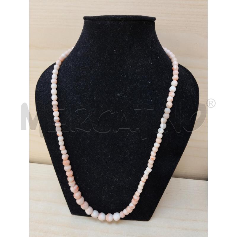 COLLANA PIETRA ROSA | Mercatino dell'Usato Roma portonaccio 1