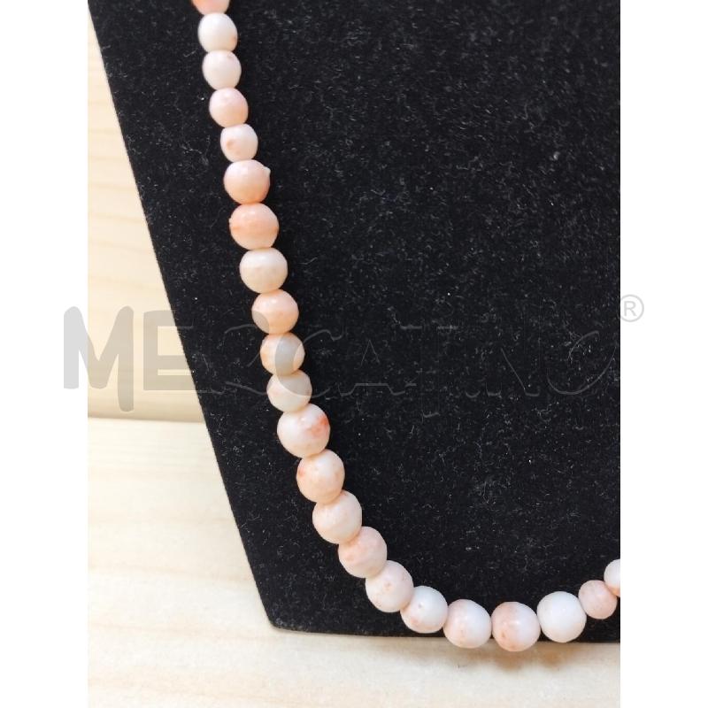 COLLANA PIETRA ROSA | Mercatino dell'Usato Roma portonaccio 2