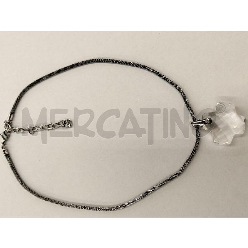 COLLANA SWAROVSKI CROCE CN FILO | Mercatino dell'Usato Roma portonaccio 1