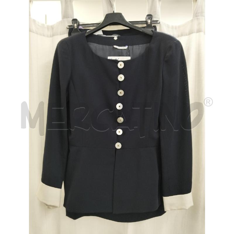 COMPLETO DONNA MARELLA BLU CHARM BOTT BIANCHI MADREPERLA | Mercatino dell'Usato Roma portonaccio 1