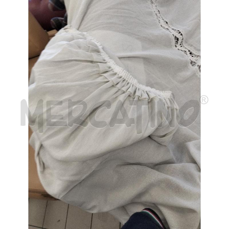 COPPIA TENDE C PIZZO BIANCO | Mercatino dell'Usato Roma portonaccio 3