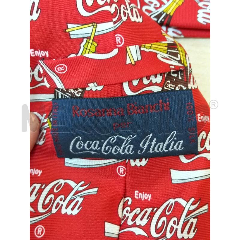 CRAVATTA ROSANNA BIANCHI PER COCA COLA | Mercatino dell'Usato Roma portonaccio 3