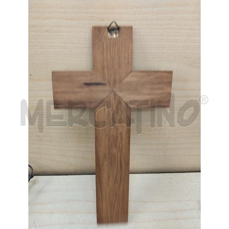 CROCIFISSO LEGNO E PELTRO | Mercatino dell'Usato Roma portonaccio 2