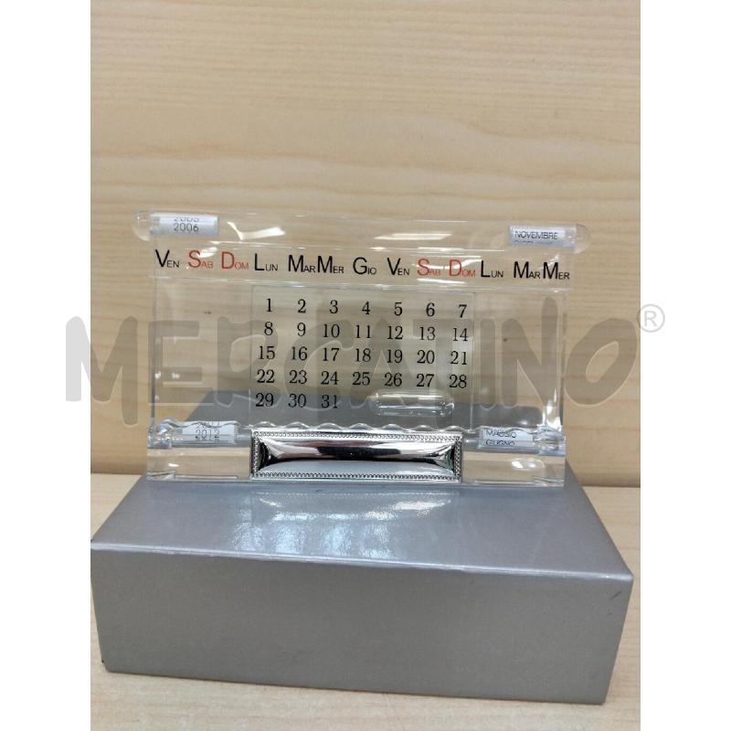 DATARIO DA SCRIVANIA IN PLEXIGLASS | Mercatino dell'Usato Roma portonaccio 4