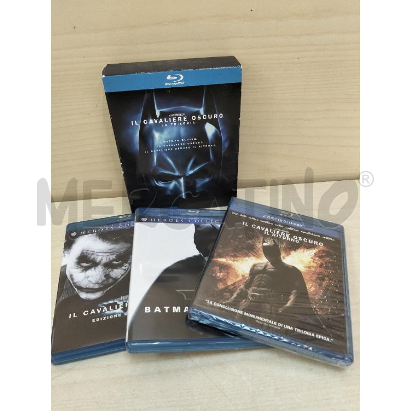 DVD COFANETTO BLURAY IL CAVALIERE OSCURO TRILOGIA | Mercatino dell'Usato Roma portonaccio 1
