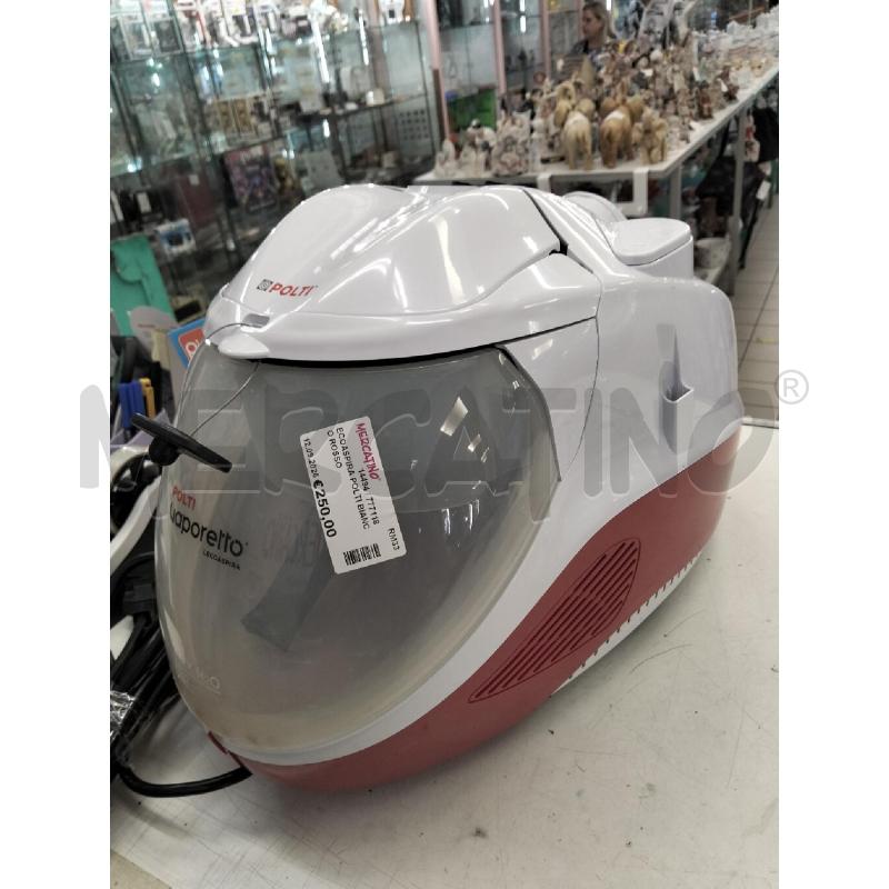 ECOASPIRA POLTI BIANCO ROSSO | Mercatino dell'Usato Roma portonaccio 1