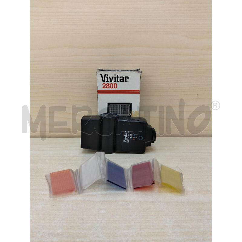 FLASH VIVITAR 2800 CON FILTRINI DI RICAMBIO  | Mercatino dell'Usato Roma portonaccio 2