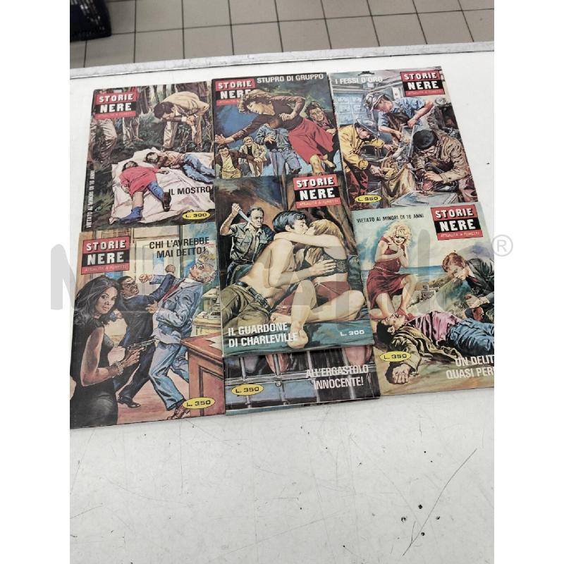 FUMETTO PER ADULTI STORIE NERO 7 VOL | Mercatino dell'Usato Roma portonaccio 1