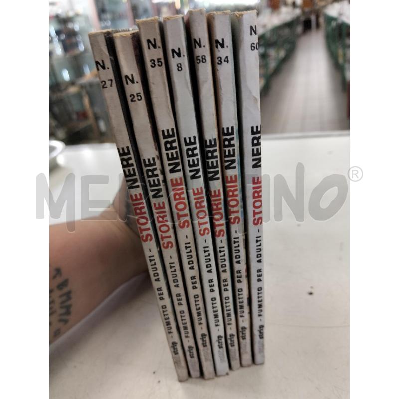 FUMETTO PER ADULTI STORIE NERO 7 VOL | Mercatino dell'Usato Roma portonaccio 2