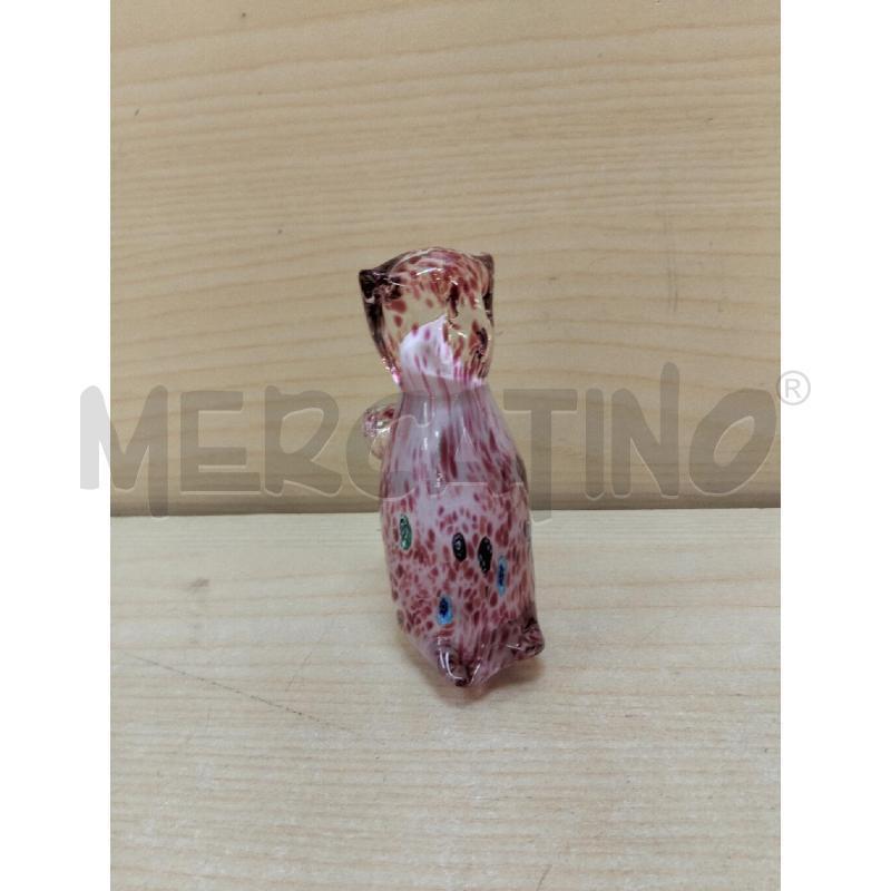 GATTO MURANO ROSA | Mercatino dell'Usato Roma portonaccio 1