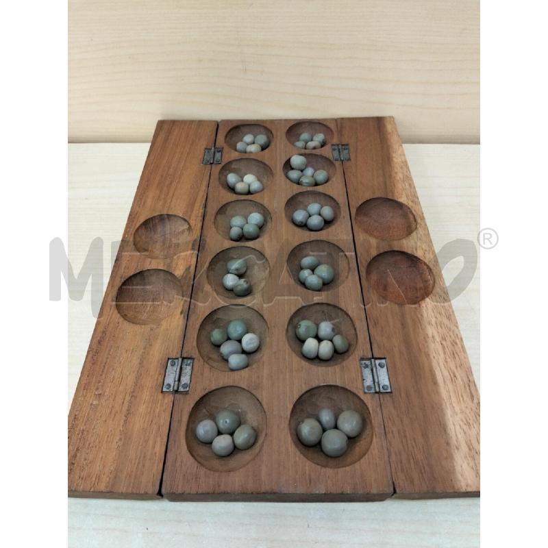 GIOCO DA TAVOLO AFRICANO MANCALA  | Mercatino dell'Usato Roma portonaccio 2
