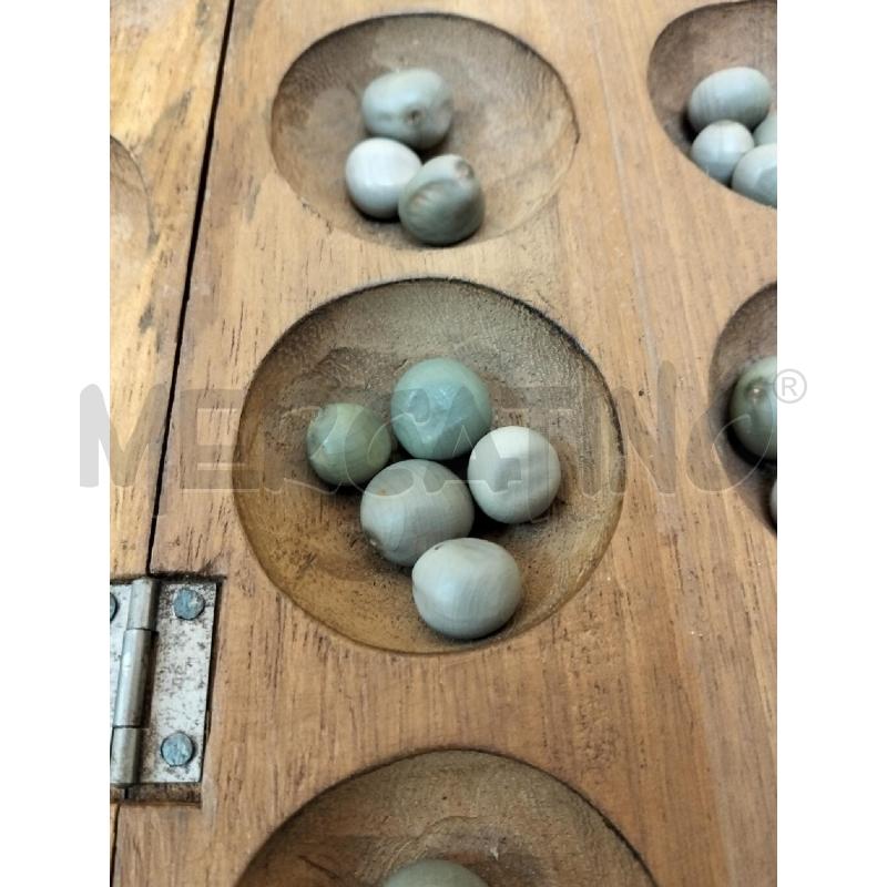 GIOCO DA TAVOLO AFRICANO MANCALA  | Mercatino dell'Usato Roma portonaccio 3