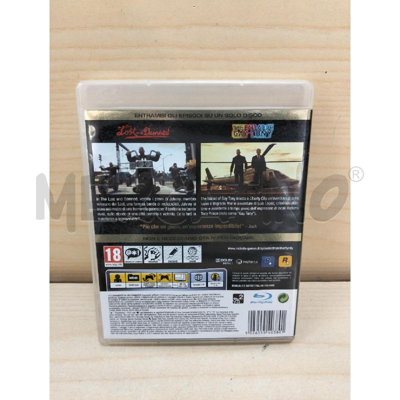 GIOCO PLAY 3 GTA EPISODES FROM LIBERTY CITY | Mercatino dell'Usato Roma portonaccio 2