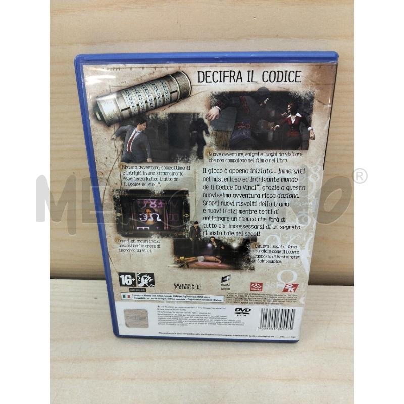 GIOCO PS2 IL CODICE DA VINCI | Mercatino dell'Usato Roma portonaccio 2
