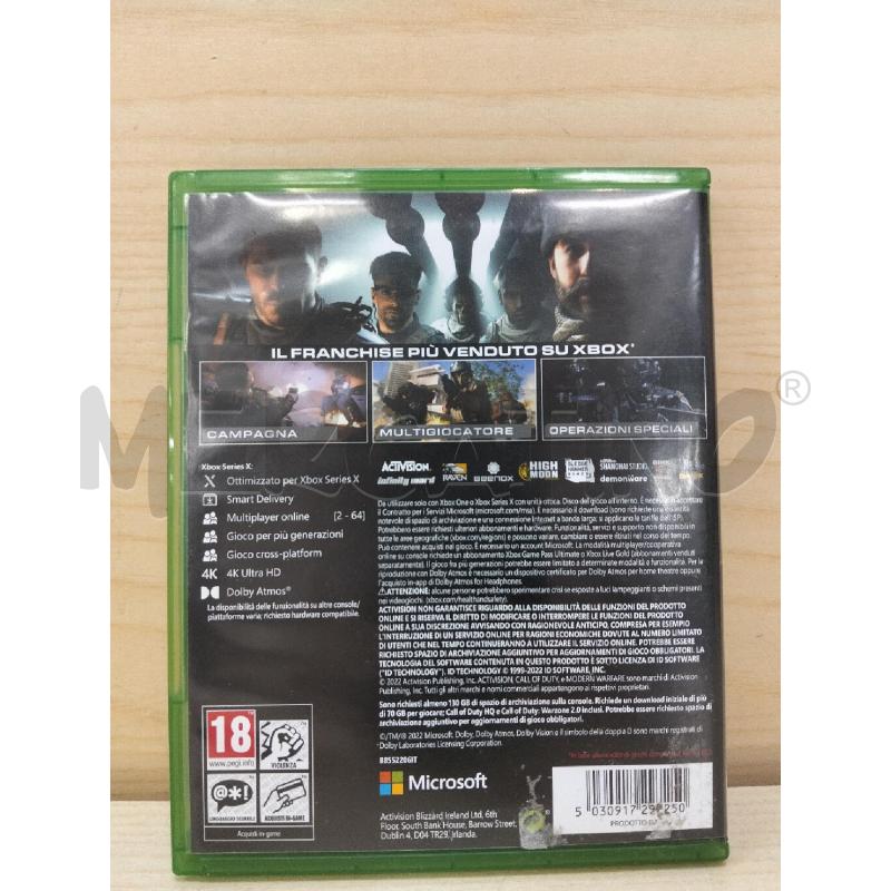 GIOCO XBOX CALL OF DUTY | Mercatino dell'Usato Roma portonaccio 2