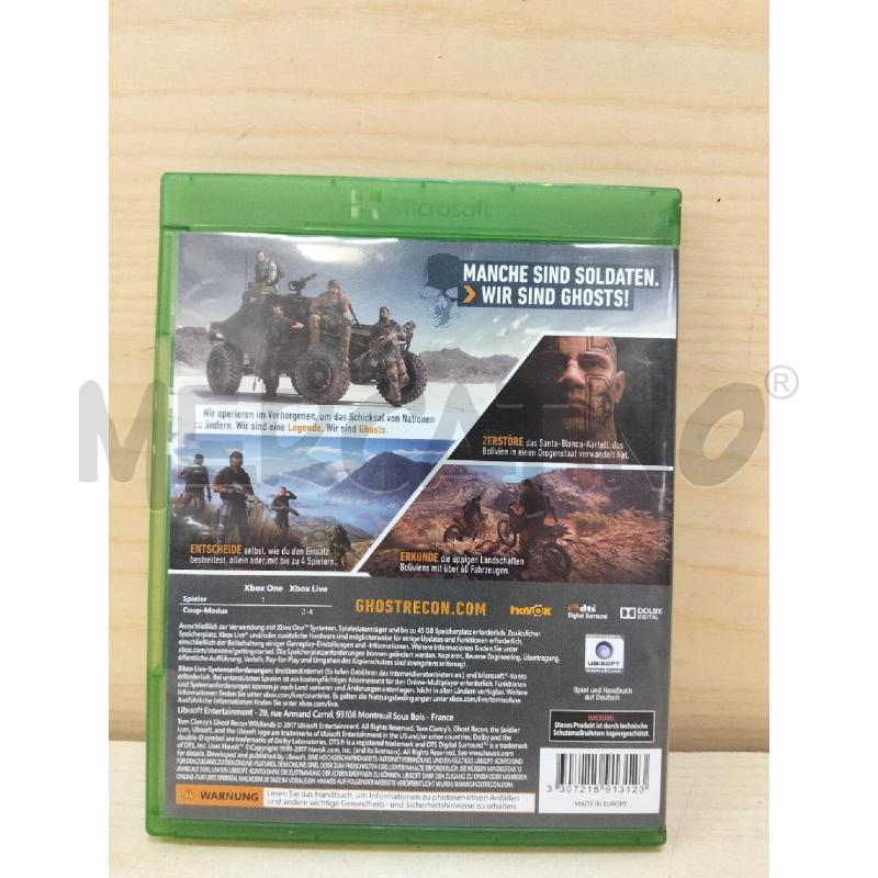 GIOCO XBOX GHOST RECON | Mercatino dell'Usato Roma portonaccio 2