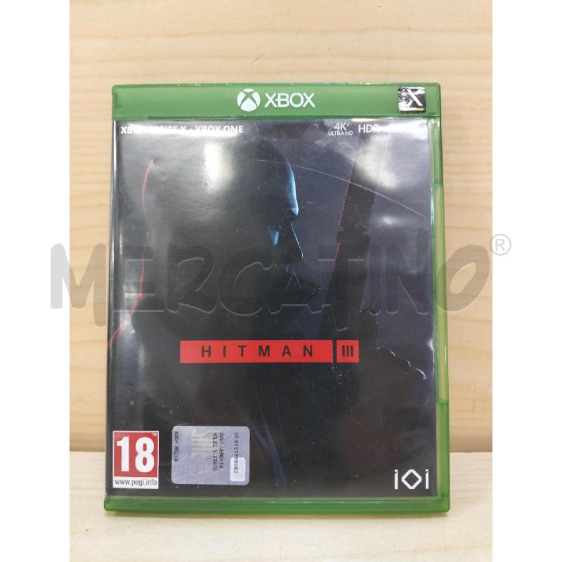 GIOCO XBOX HITMAN III | Mercatino dell'Usato Roma portonaccio 1