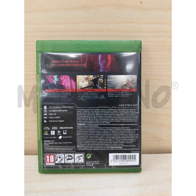 GIOCO XBOX HITMAN III | Mercatino dell'Usato Roma portonaccio 2