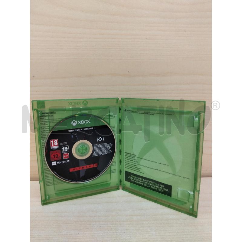 GIOCO XBOX HITMAN III | Mercatino dell'Usato Roma portonaccio 3
