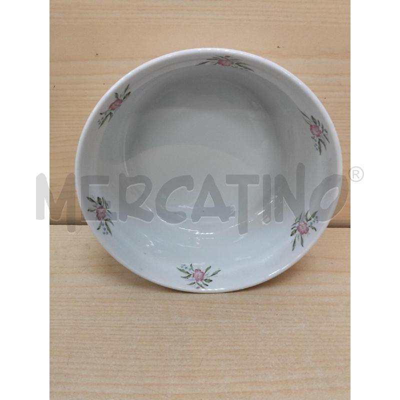 INSALATIERA GINORI PORCELLANA FIORI ROSA | Mercatino dell'Usato Roma portonaccio 2