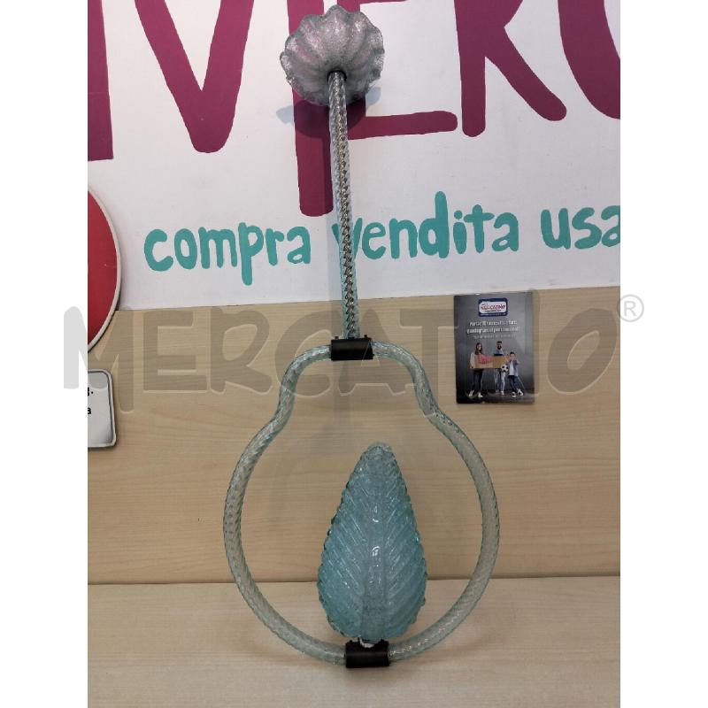 LAMPADARIO MURANO GIOIELLO BLU BAROVIER & TOSO | Mercatino dell'Usato Roma portonaccio 1