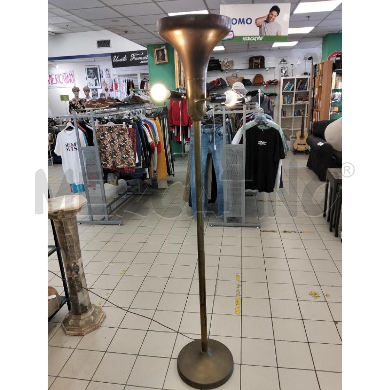 LAMPADA A PIANTANA OTTONE LUMINATOR ANNI 50 | Mercatino dell'Usato Roma portonaccio 1