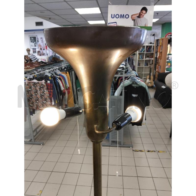 LAMPADA A PIANTANA OTTONE LUMINATOR ANNI 50 | Mercatino dell'Usato Roma portonaccio 2
