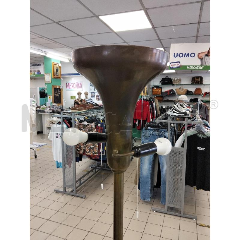 LAMPADA A PIANTANA OTTONE LUMINATOR ANNI 50 | Mercatino dell'Usato Roma portonaccio 3