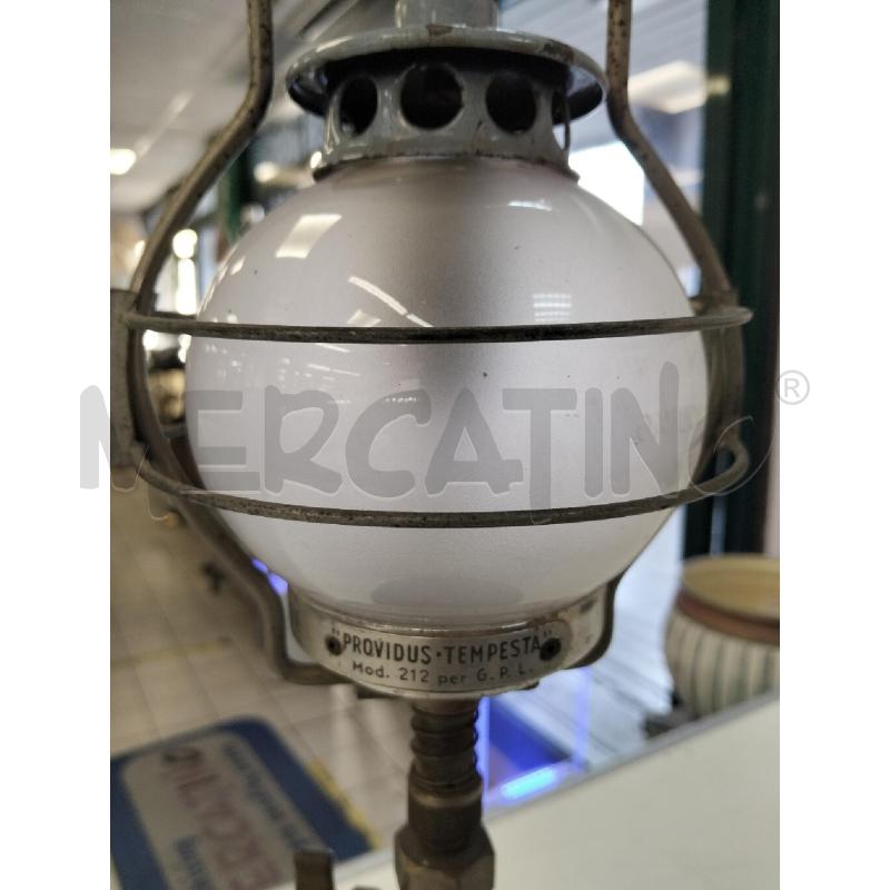 LAMPADA DA CAMPEGGIO VINTAGE PROVIDUS TEMPESTA | Mercatino dell'Usato Roma portonaccio 3