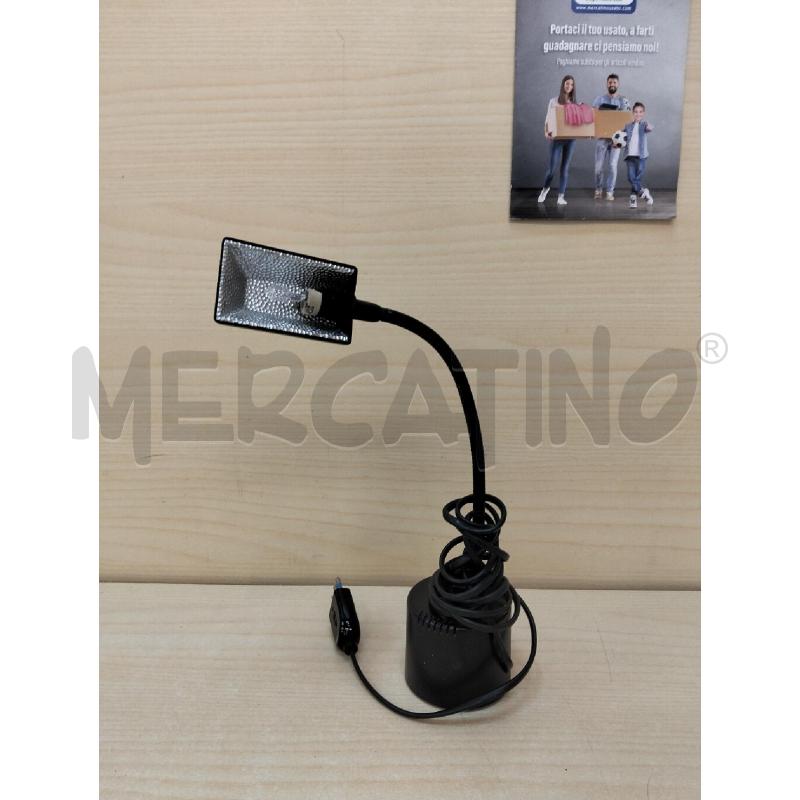 LAMPADA DA TAVOLO NERA DESIGN MOLIN | Mercatino dell'Usato Roma portonaccio 5