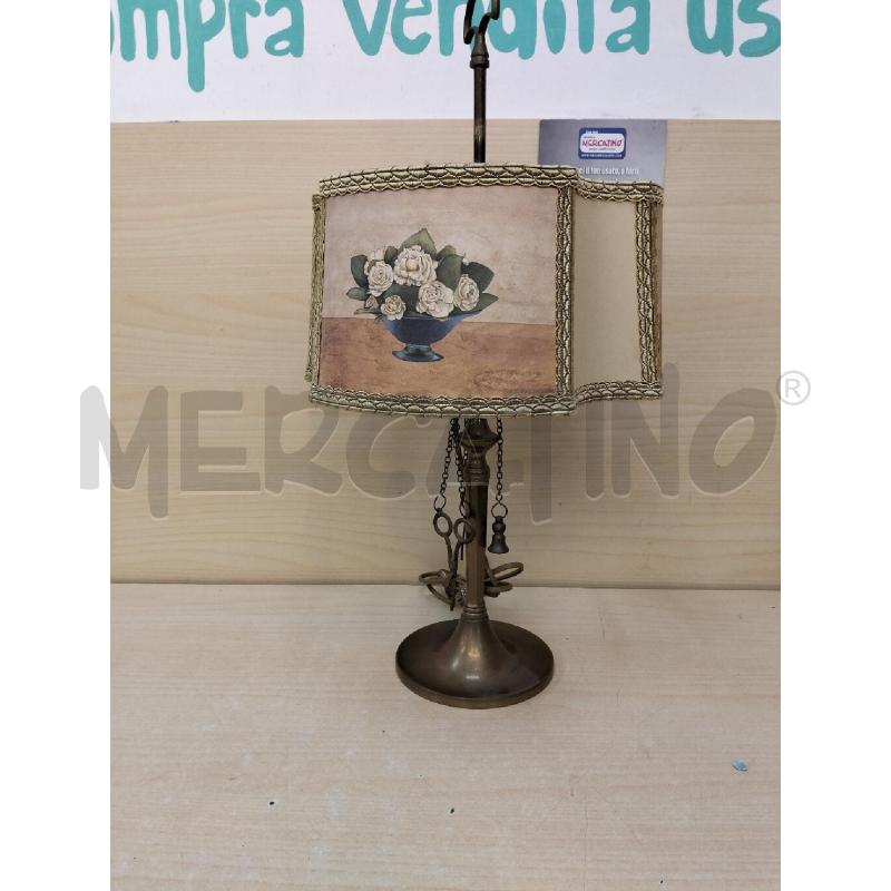 LAMPADA OTTONE FIORENTINA C PENDENTI CAPPELLO FIORI | Mercatino dell'Usato Roma portonaccio 1