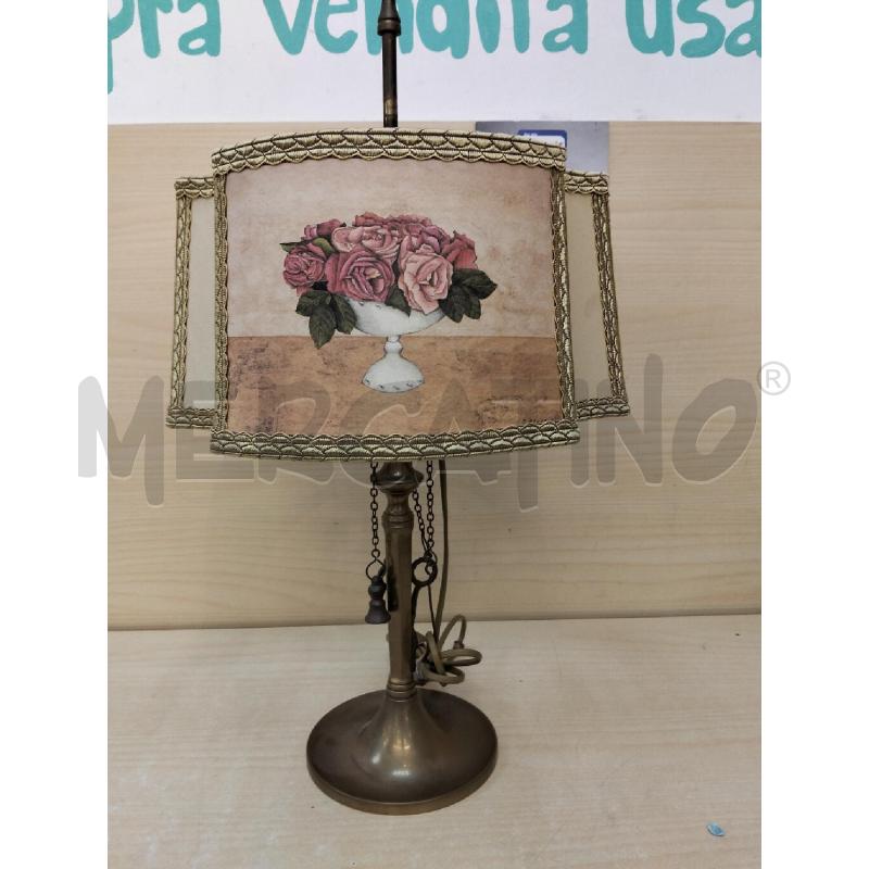 LAMPADA OTTONE FIORENTINA C PENDENTI CAPPELLO FIORI | Mercatino dell'Usato Roma portonaccio 4