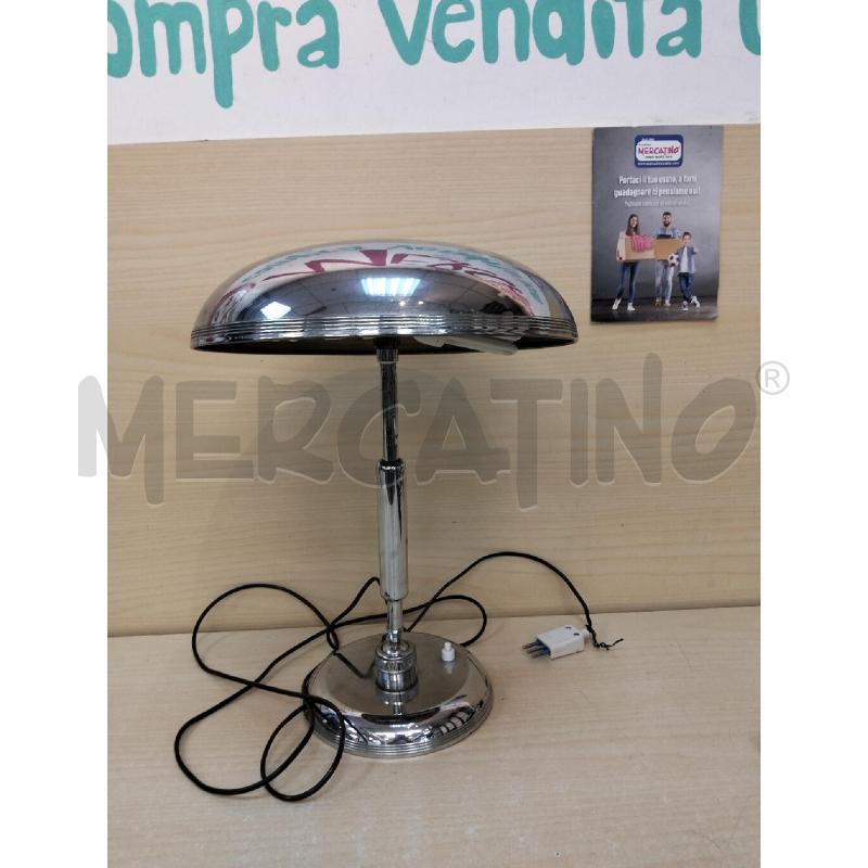 LAMPADA TAVOLO ANTICA CROMATA ANNI 50 | Mercatino dell'Usato Roma portonaccio 1