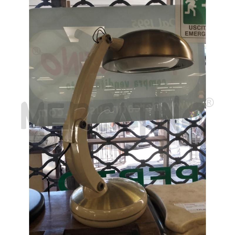 LAMPADA VINTAGE ANNI 70/80 DA RIV MET E PLASTICA | Mercatino dell'Usato Roma portonaccio 2