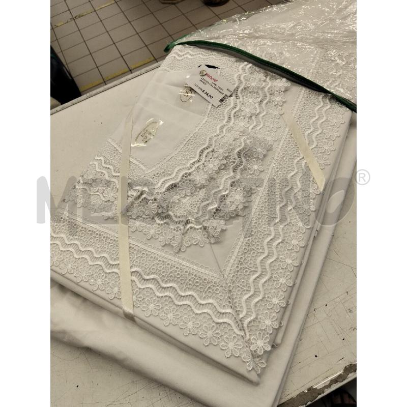 LENZUOLO MATRIMONIALE BIANCO | Mercatino dell'Usato Roma portonaccio 1