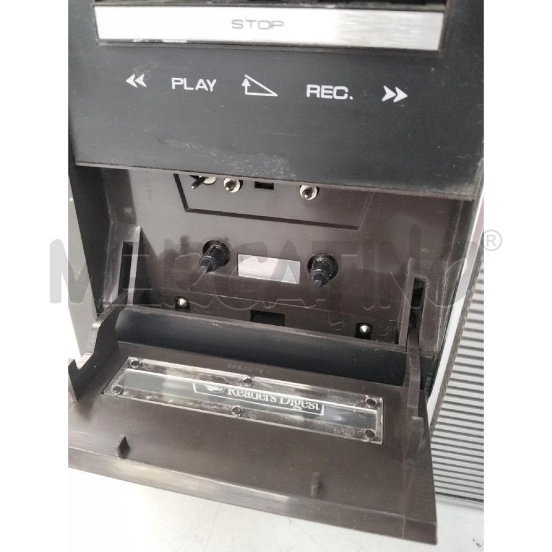 LETTORE CASSETTE SUPERPORTABLE 808B FUNZ ROTELLA VOL DA RIV | Mercatino dell'Usato Roma portonaccio 2