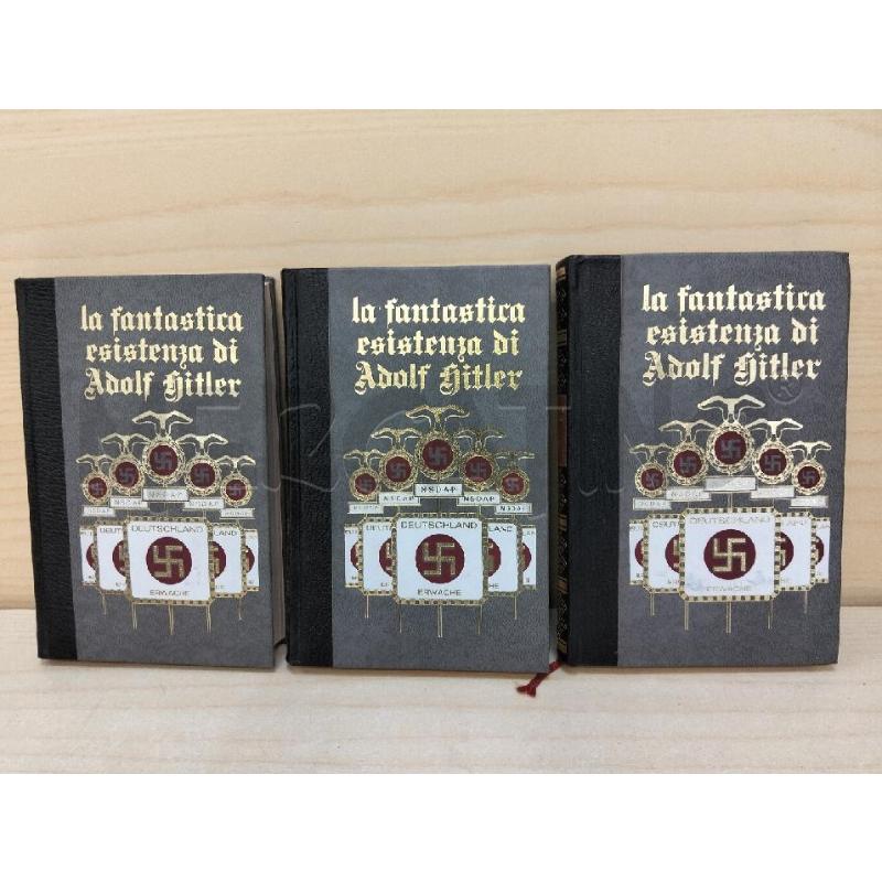 LIBRO 3 VOL LA FANASTICA ESISTENZA DI ADOLF HITLER | Mercatino dell'Usato Roma portonaccio 1