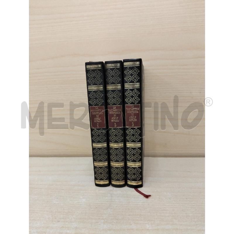 LIBRO 3 VOL LA FANASTICA ESISTENZA DI ADOLF HITLER | Mercatino dell'Usato Roma portonaccio 3
