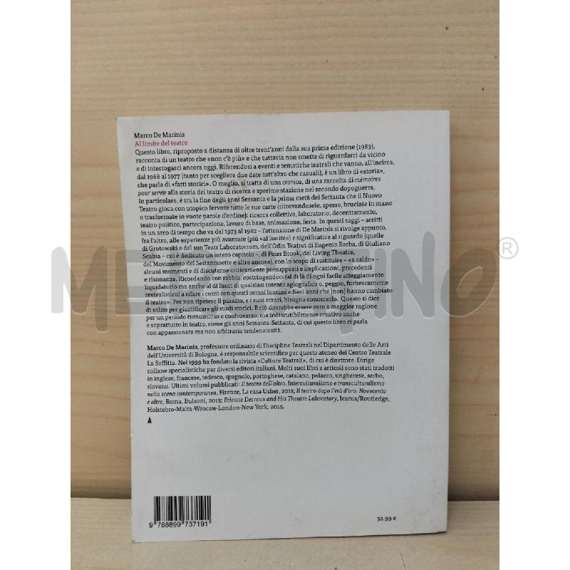 LIBRO AL LIMITE DEL TEATRO | Mercatino dell'Usato Roma portonaccio 2