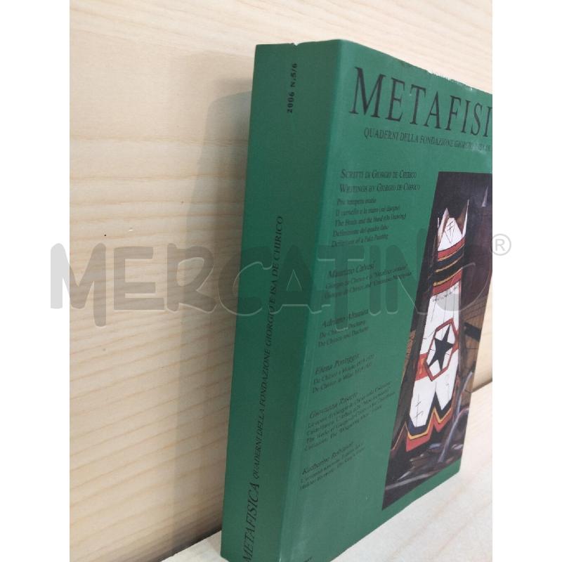LIBRO GIORGIO DE CHIRICO METAFISICA | Mercatino dell'Usato Roma portonaccio 2