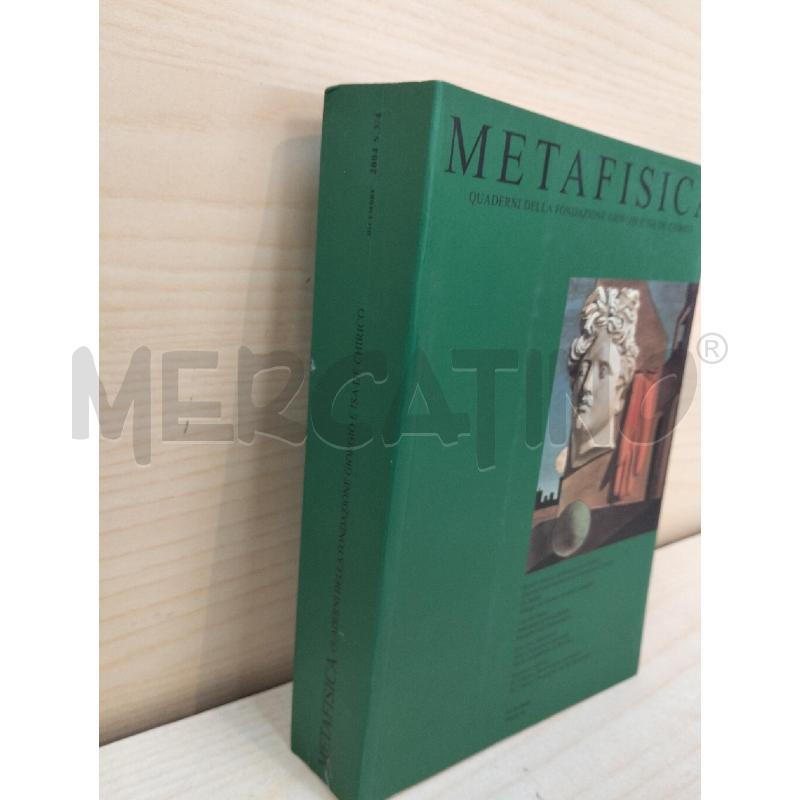 LIBRO GIORGIO DE CHIRICO METAFISICA | Mercatino dell'Usato Roma portonaccio 2
