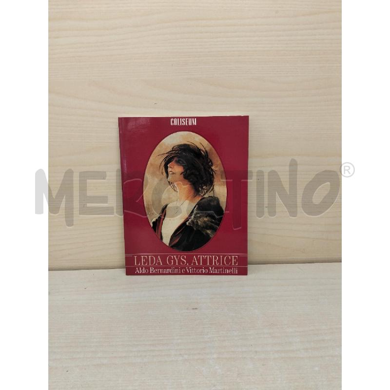 LIBRO LEDA GYS, ATTRICE | Mercatino dell'Usato Roma portonaccio 1
