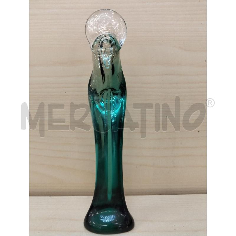 MADONNA IN VETRO DI MURANO VERDE | Mercatino dell'Usato Roma portonaccio 3