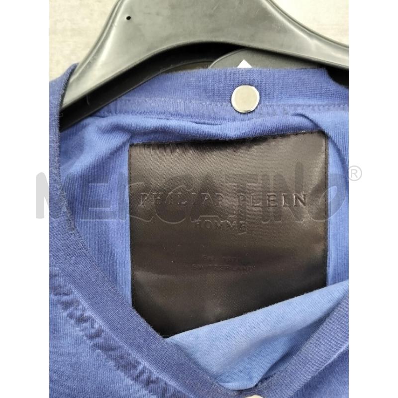 MAGLIA UOMO BLU PHILIPP PLEIN | Mercatino dell'Usato Roma portonaccio 3
