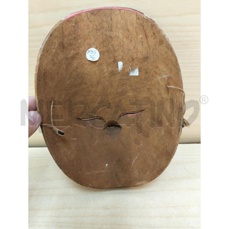 MASCHERA LEGNO DA RIV ETNICA | Mercatino dell'Usato Roma portonaccio 2