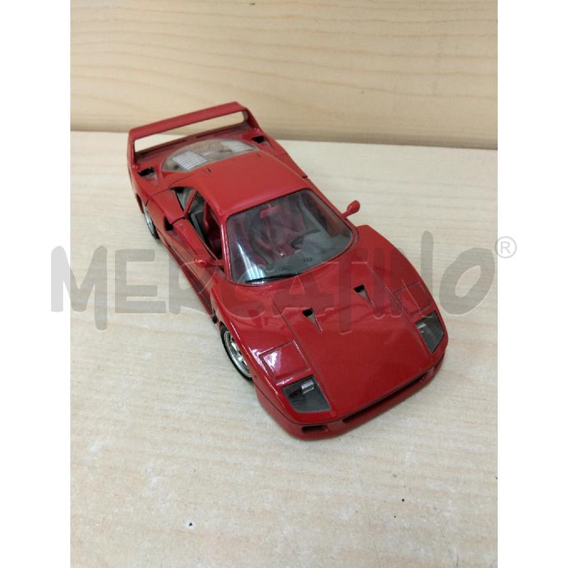 MODELLINO BURAGO FERRARI F40 1987 | Mercatino dell'Usato Roma portonaccio 1