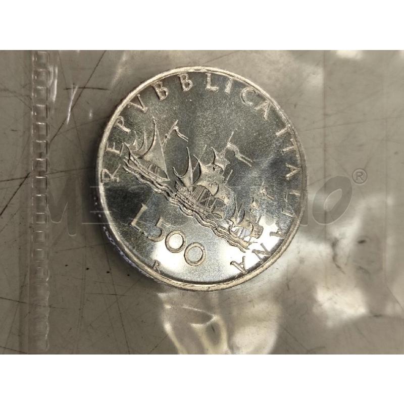 MONETA LIRE 500 ARGENTO CARAVELLE | Mercatino dell'Usato Roma portonaccio 2