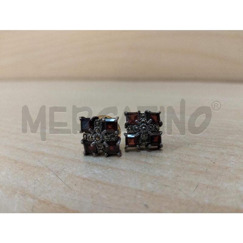 ORECCHINI STRASS BORDO | Mercatino dell'Usato Roma portonaccio 1